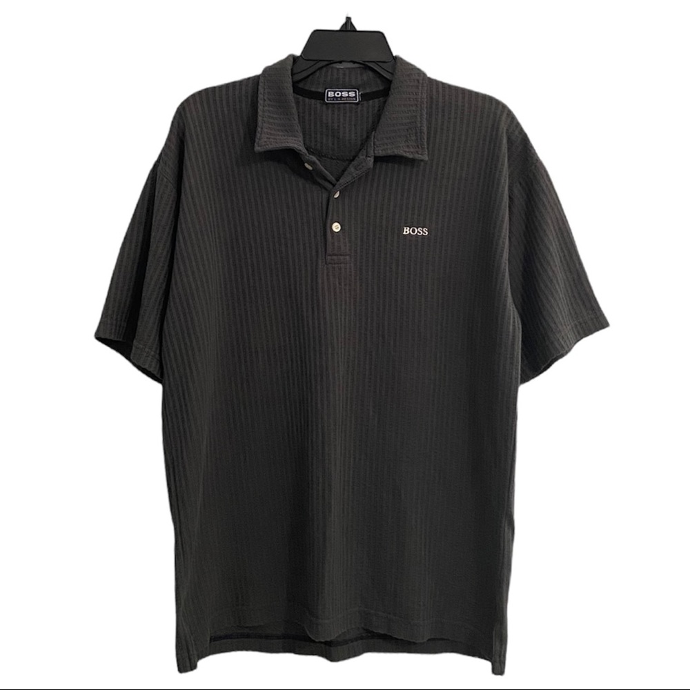 Dark Grey BOSS Polo Shirt